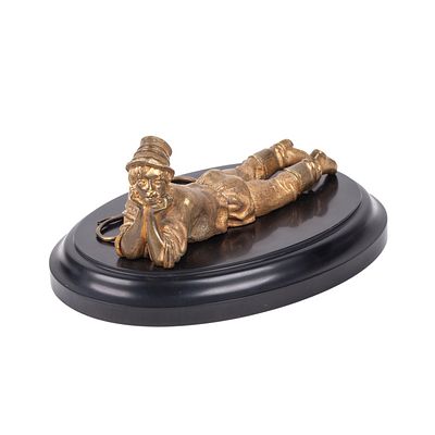 Evgeny Lanceray. Bronze and Marble Composition “Young Shepherd”. Evgeny Lanceray. Young 