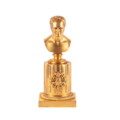 Fedor Kovshenkov. Rare Russian bust of Emperor Alexander I. Bust of Emperor Alexander IRussian 