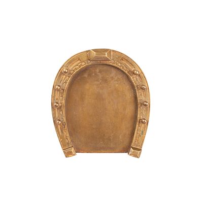 Russian Bronze Desk Pen Stand in the Shape of a Horseshoe. Desk Pen Stand in the Shape of a 