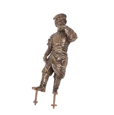 Russian Bronze Composition “Dancing Peasant”. Dancing PeasantRussian bronze compositionMid-19th 