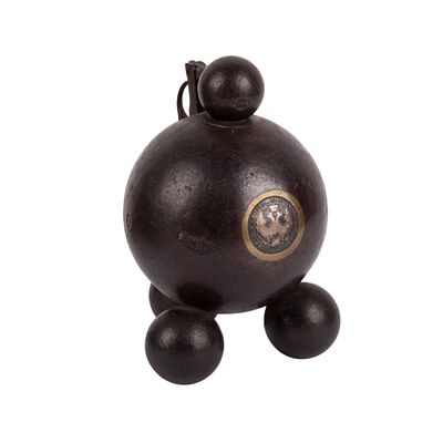 Crimean War Souvenir Lighter with Imperial Russian Coin, Mid-19th Century. Crimean War souvenir 