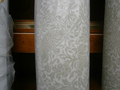 40M roll of Blackout Pure Strawberry Thief sheer linen material