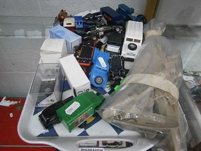 Quantity of diecast vehicles