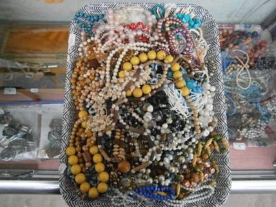 Collection of assorted beaded necklaces