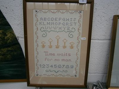 Framed tapestry