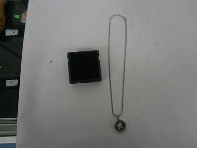 Silver 925 necklace and pendant, Pendant inscription, Pick Up Sticks Jewelry