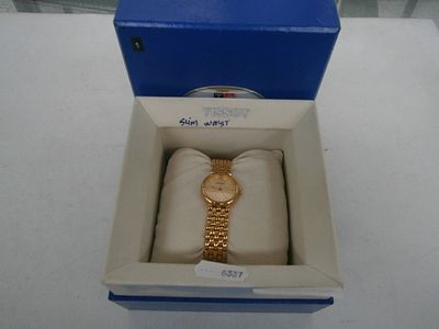 Boxed Tissot wristwatch