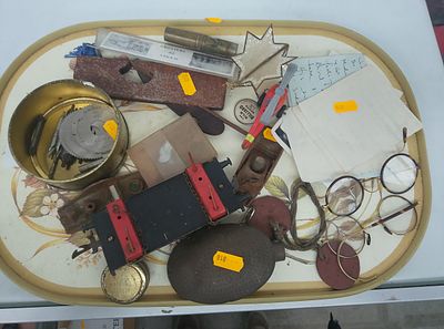 Tray full of collectables