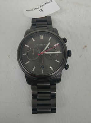 Working Michael Kors black wristwatch