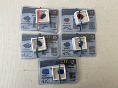 Collection of gem stones