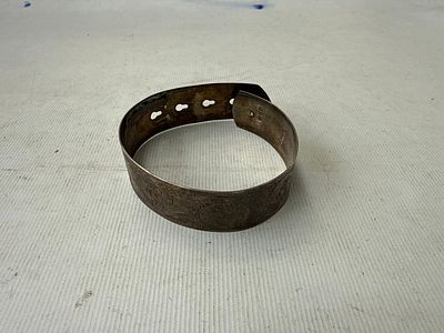 Silver hallmarked bracelet, weight 22.3 grams