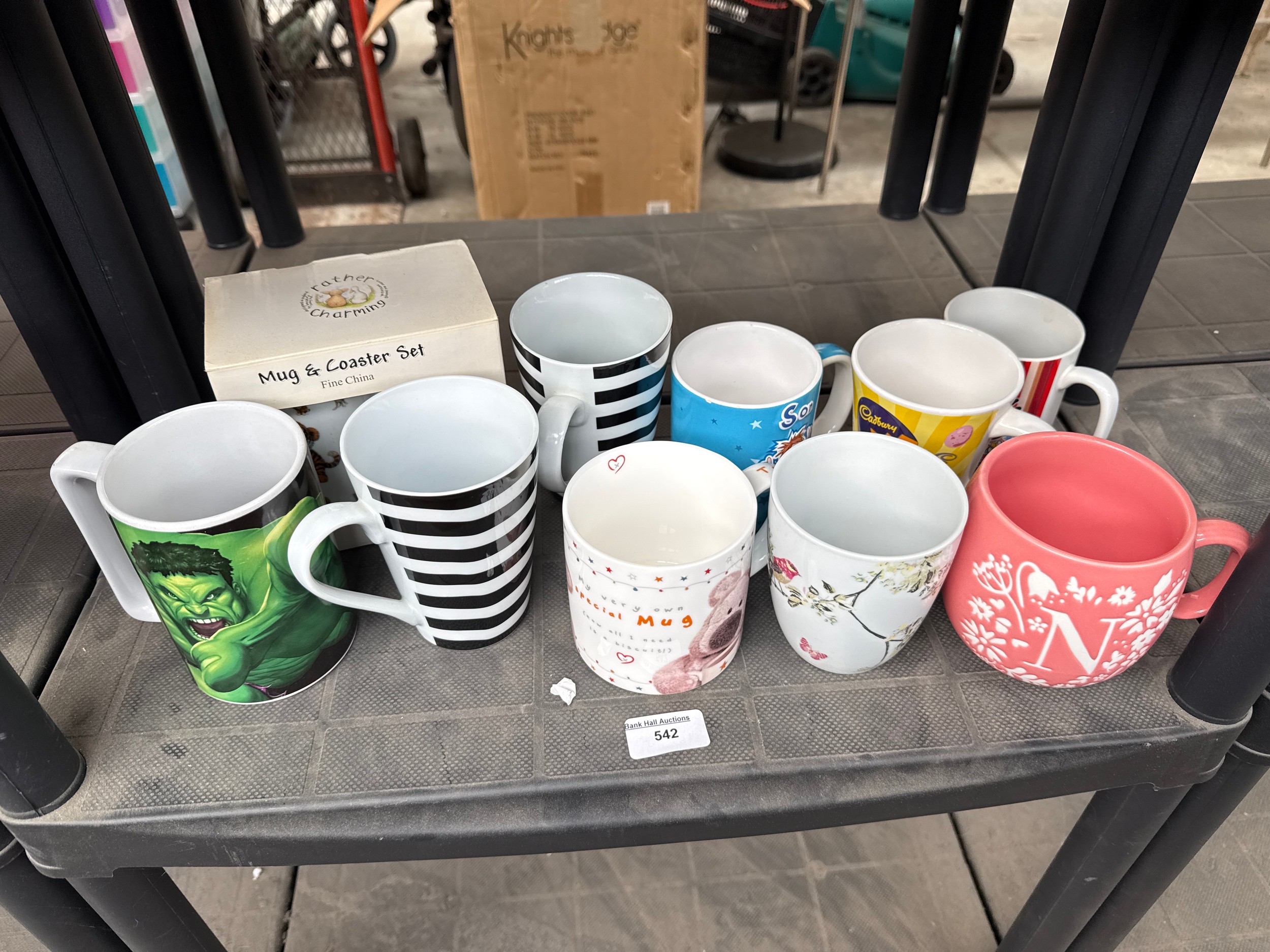 Selection of mugs