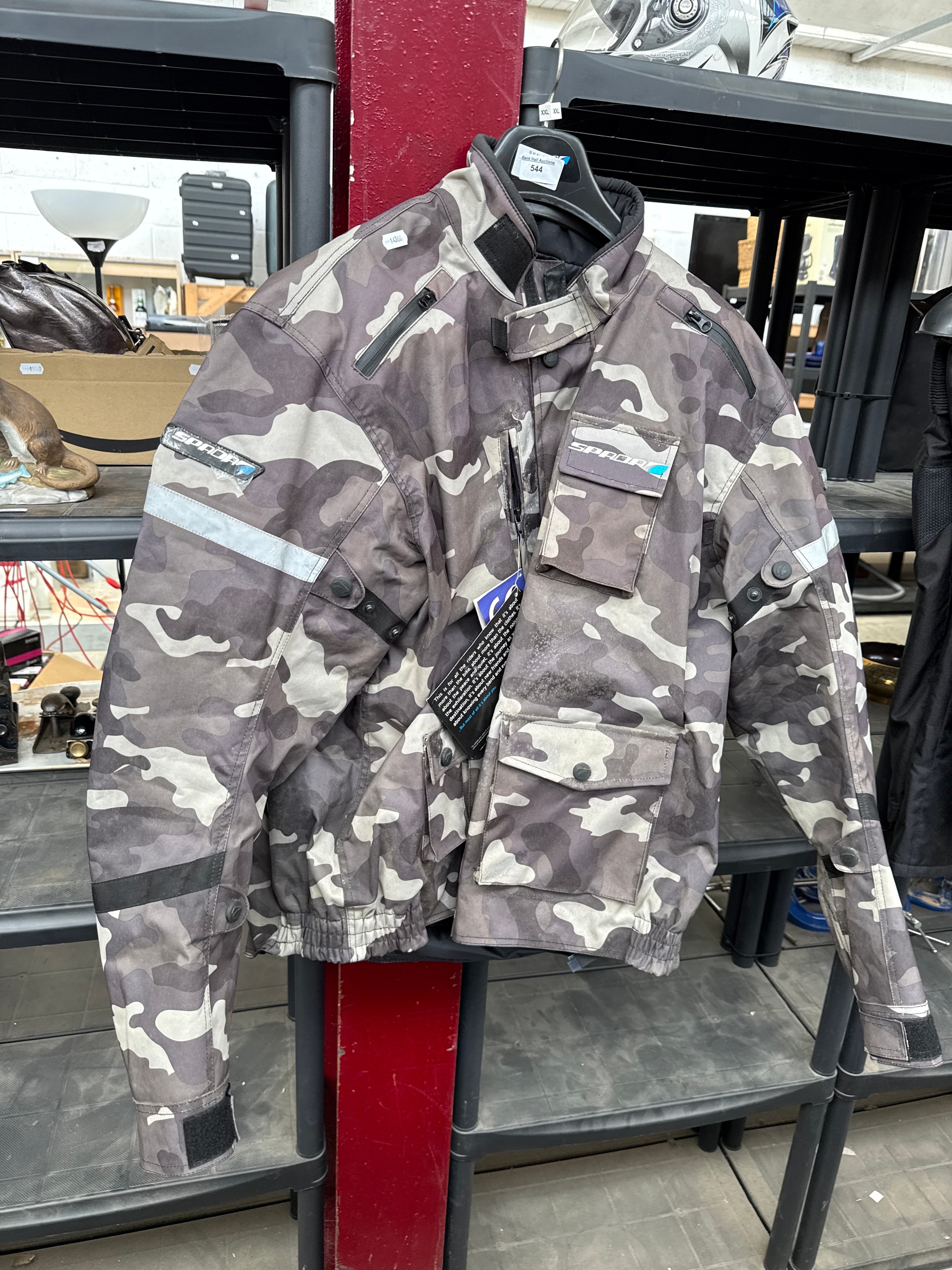 Spada, new, size XXL, men's Motorbike "Camo" Jacket, colour Black