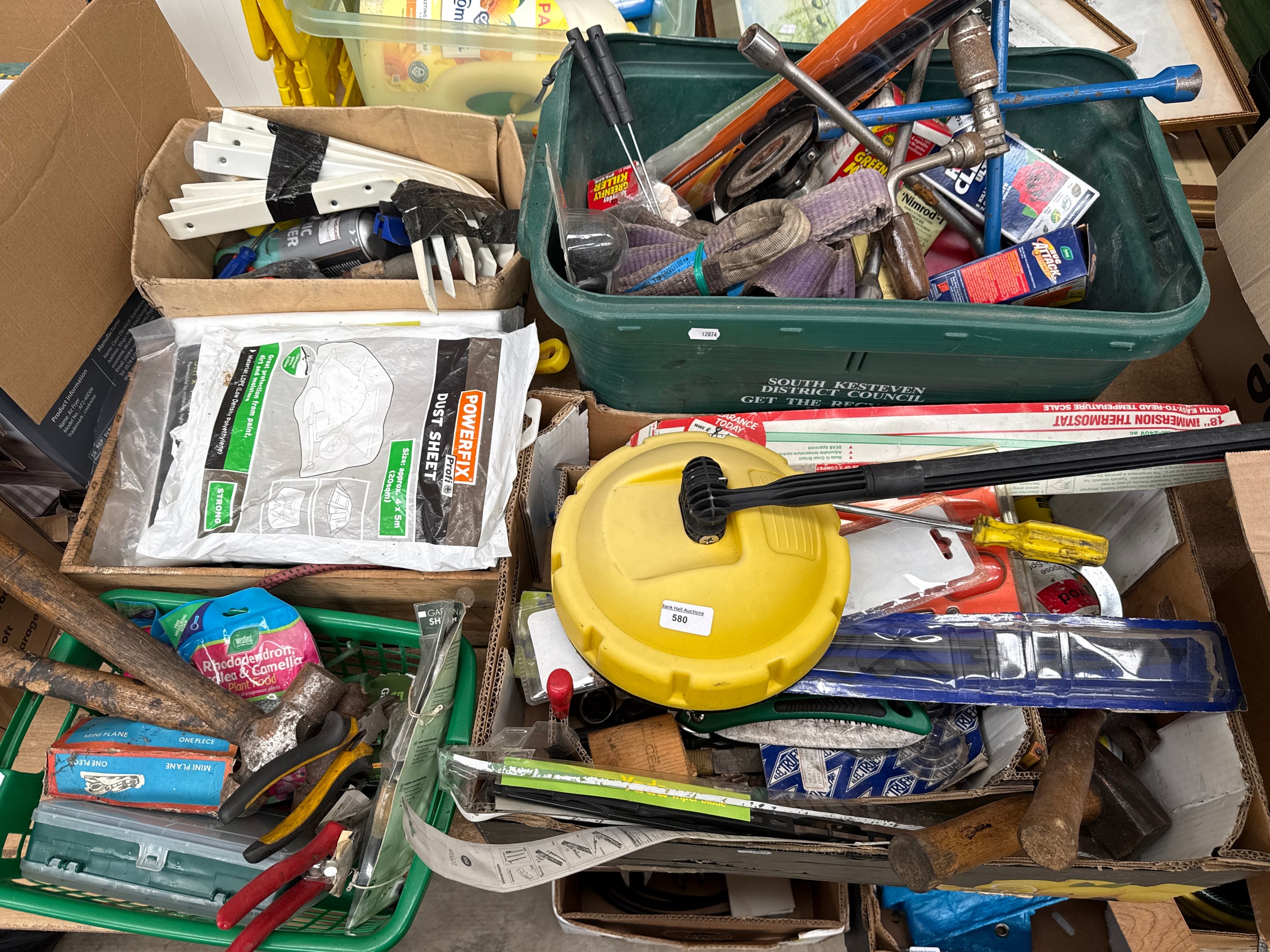 Quantity of assorted tools, etc