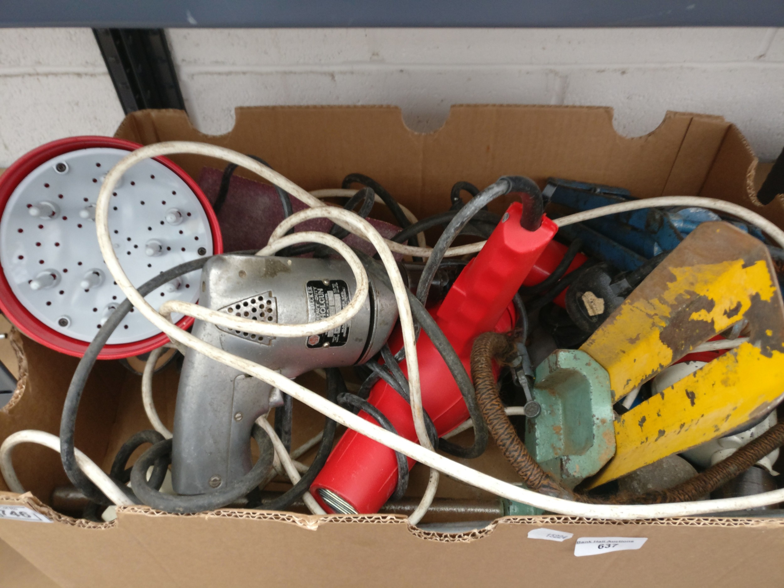 Box of power tools