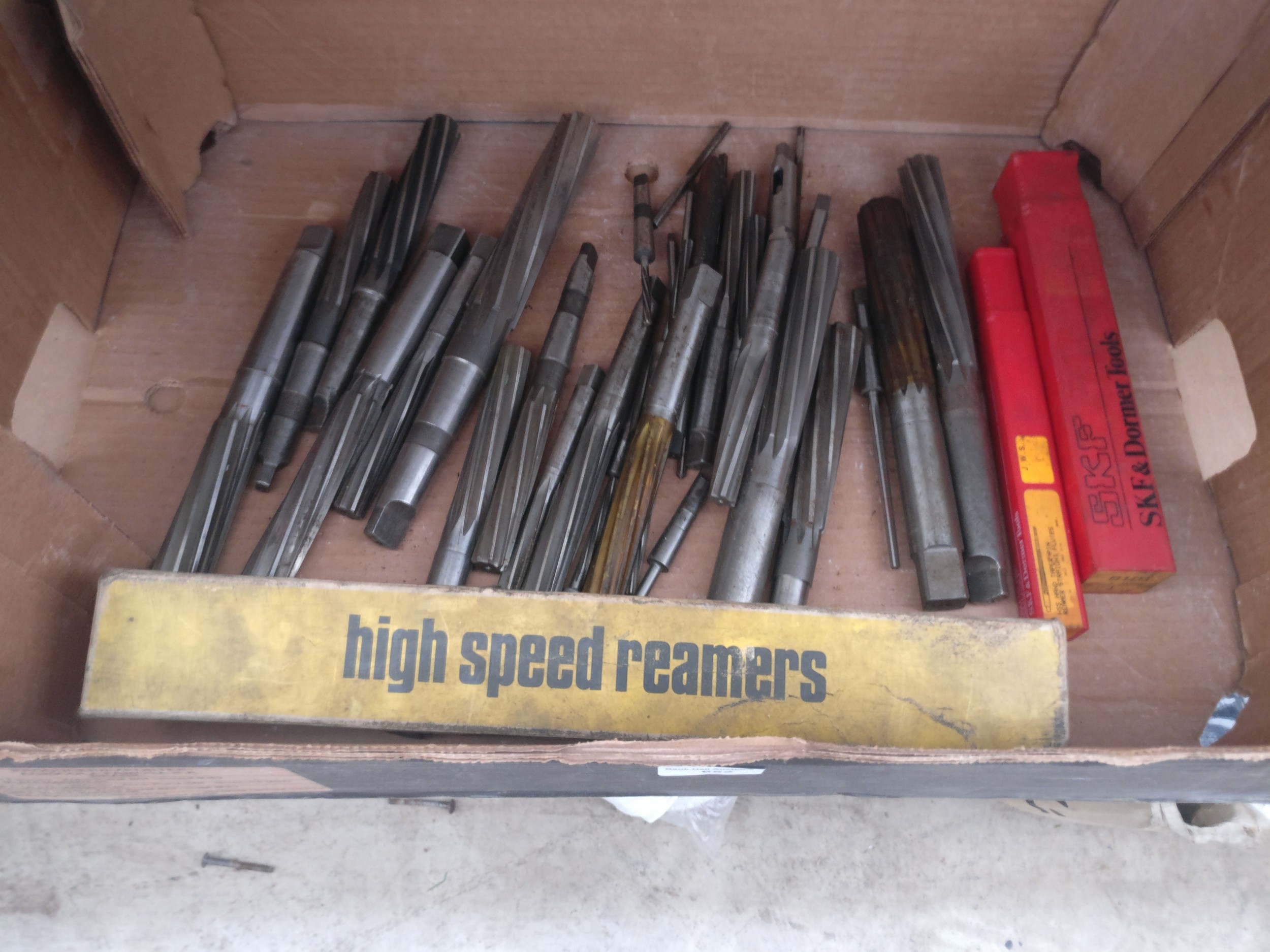 Box of engineer tool bits