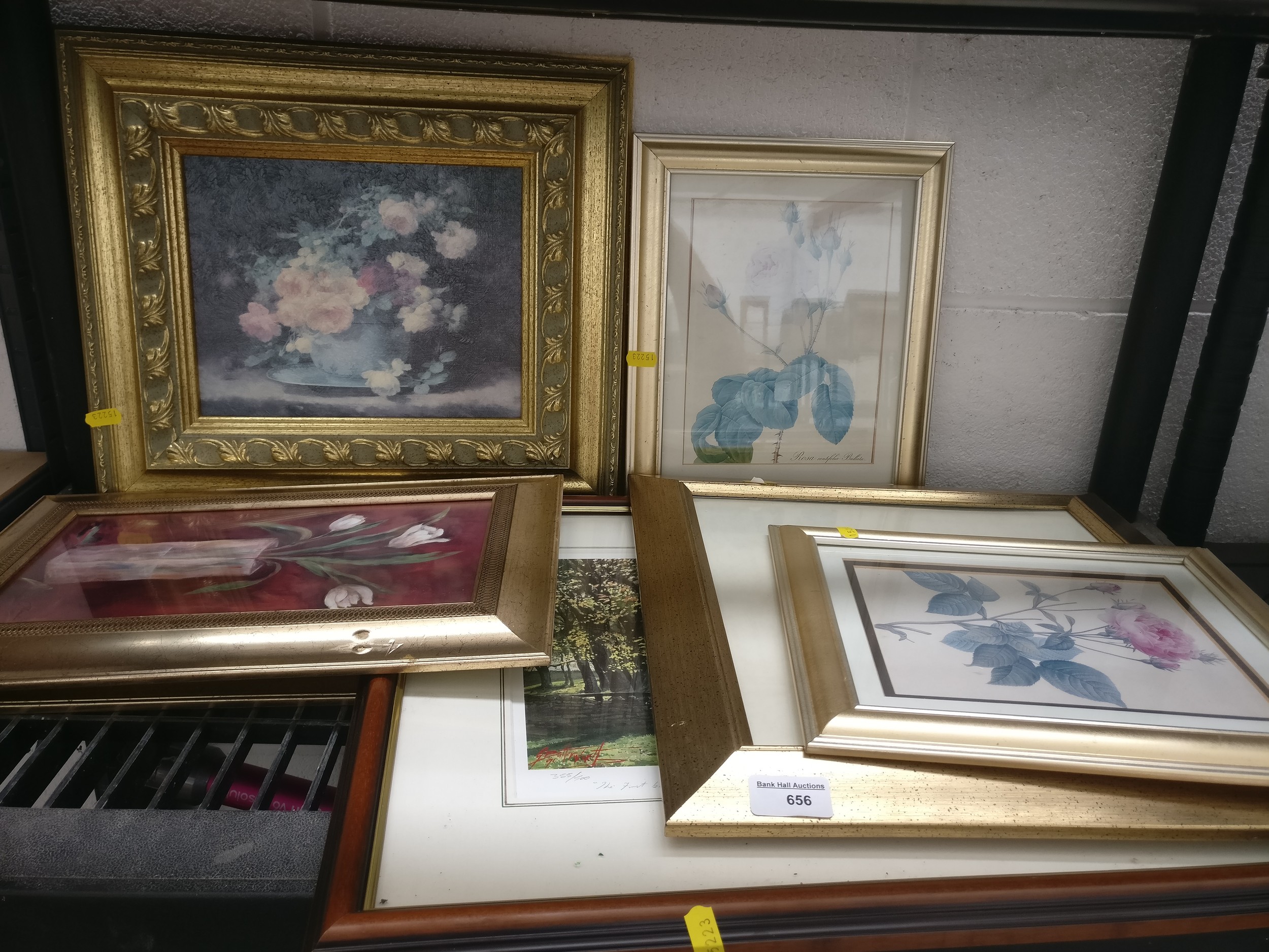Six assorted prints
