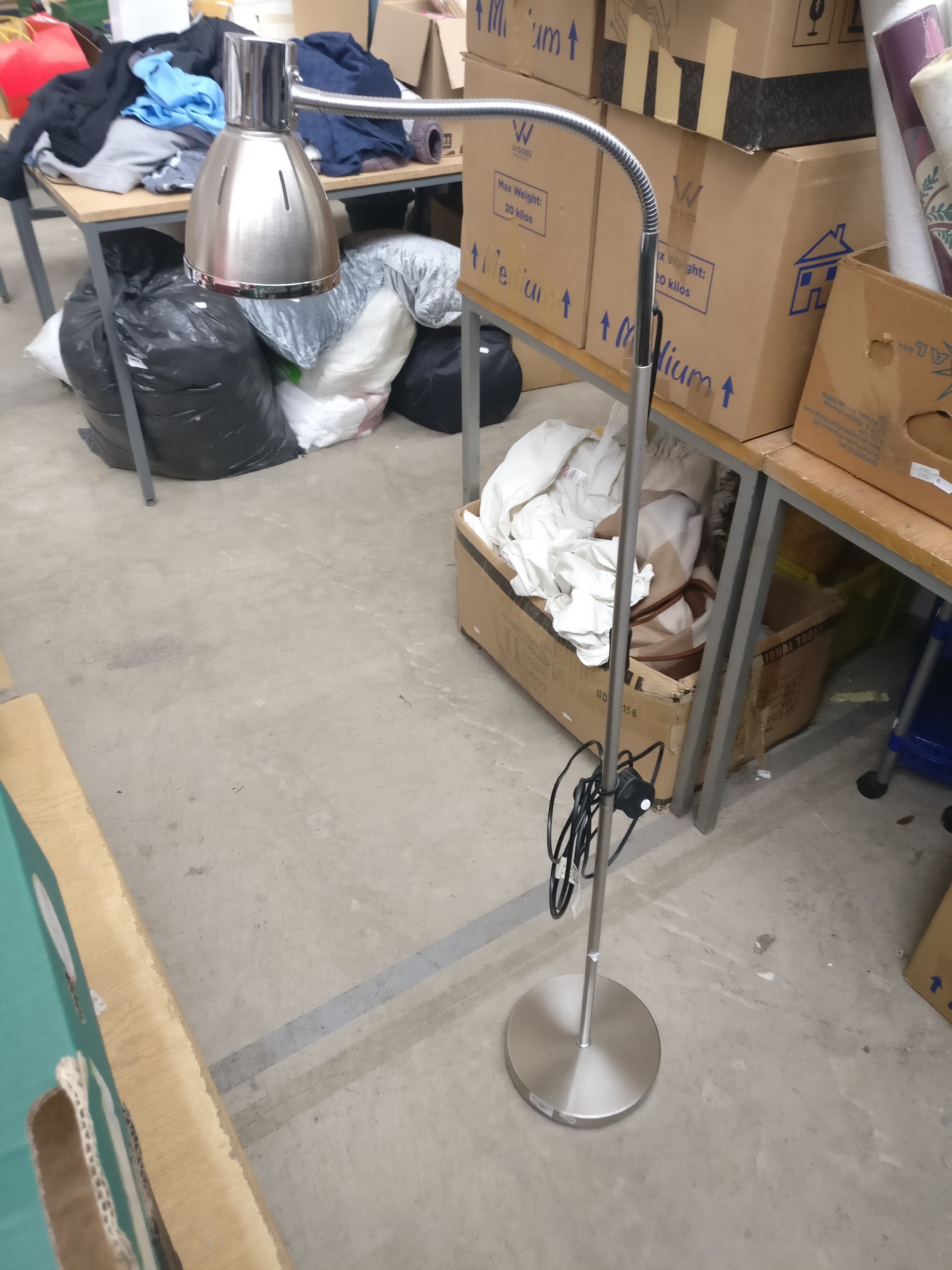 Flexible standard lamp