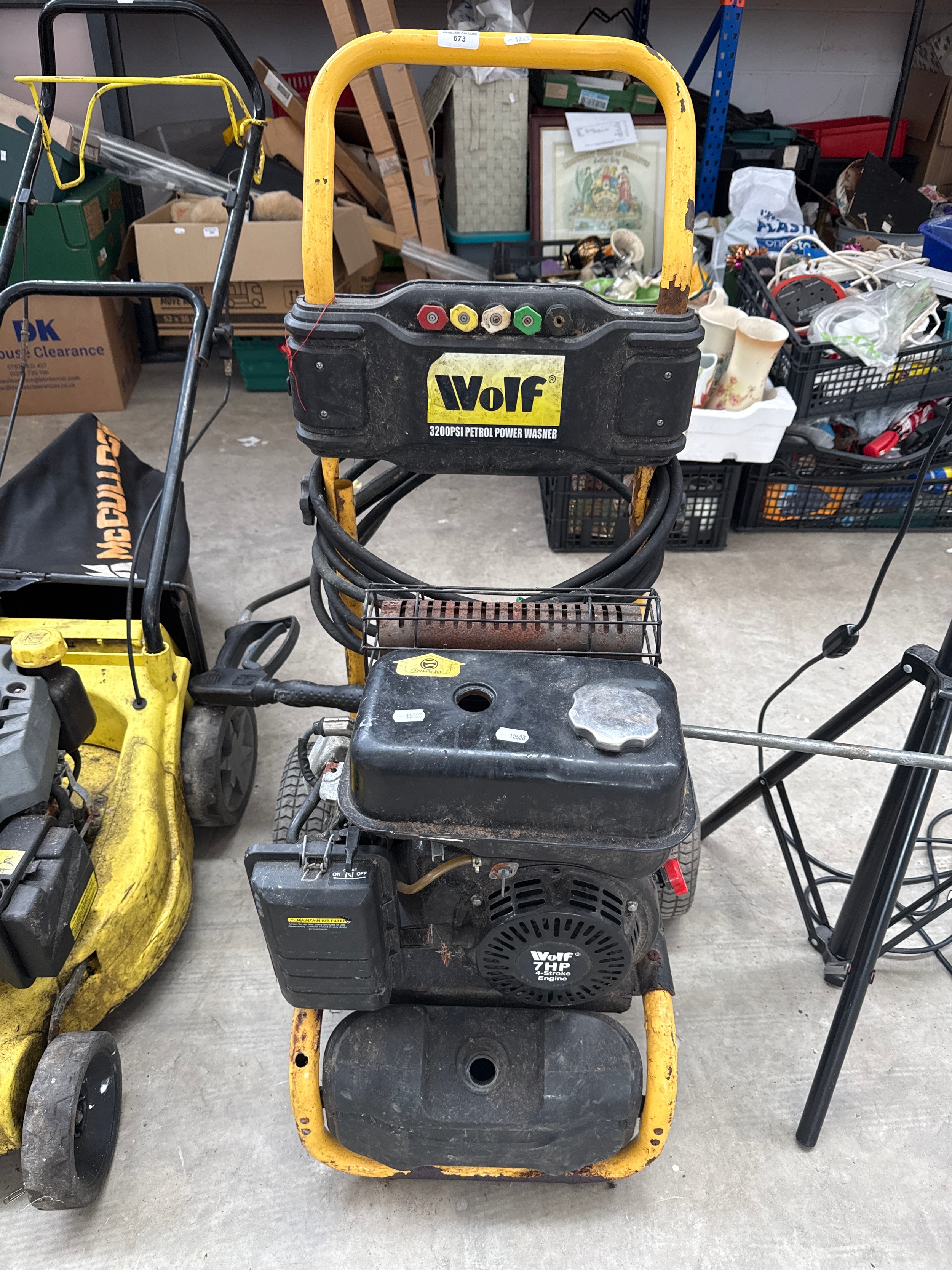 Wolf petrol power washer
