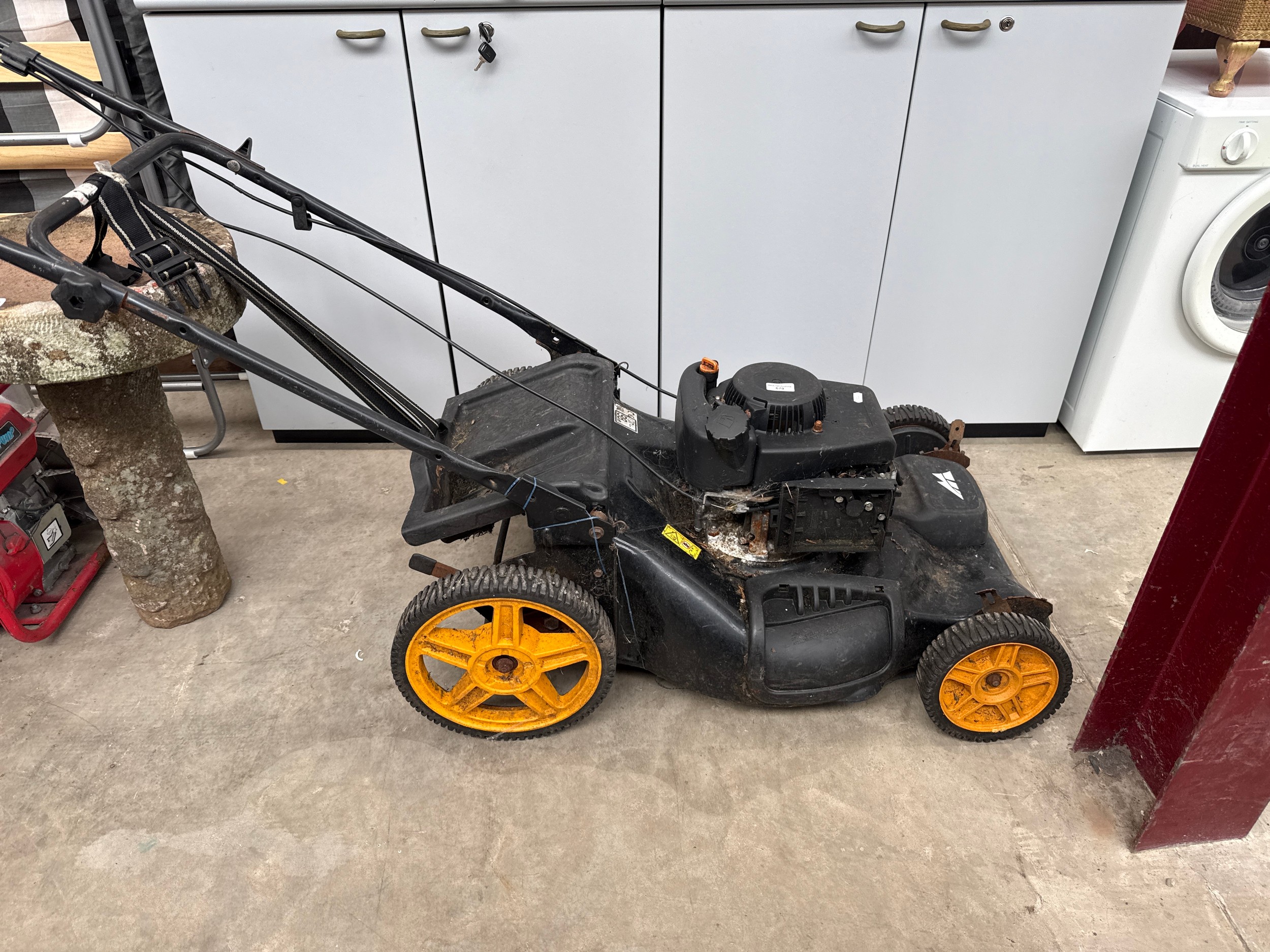 Petrol lawnmower