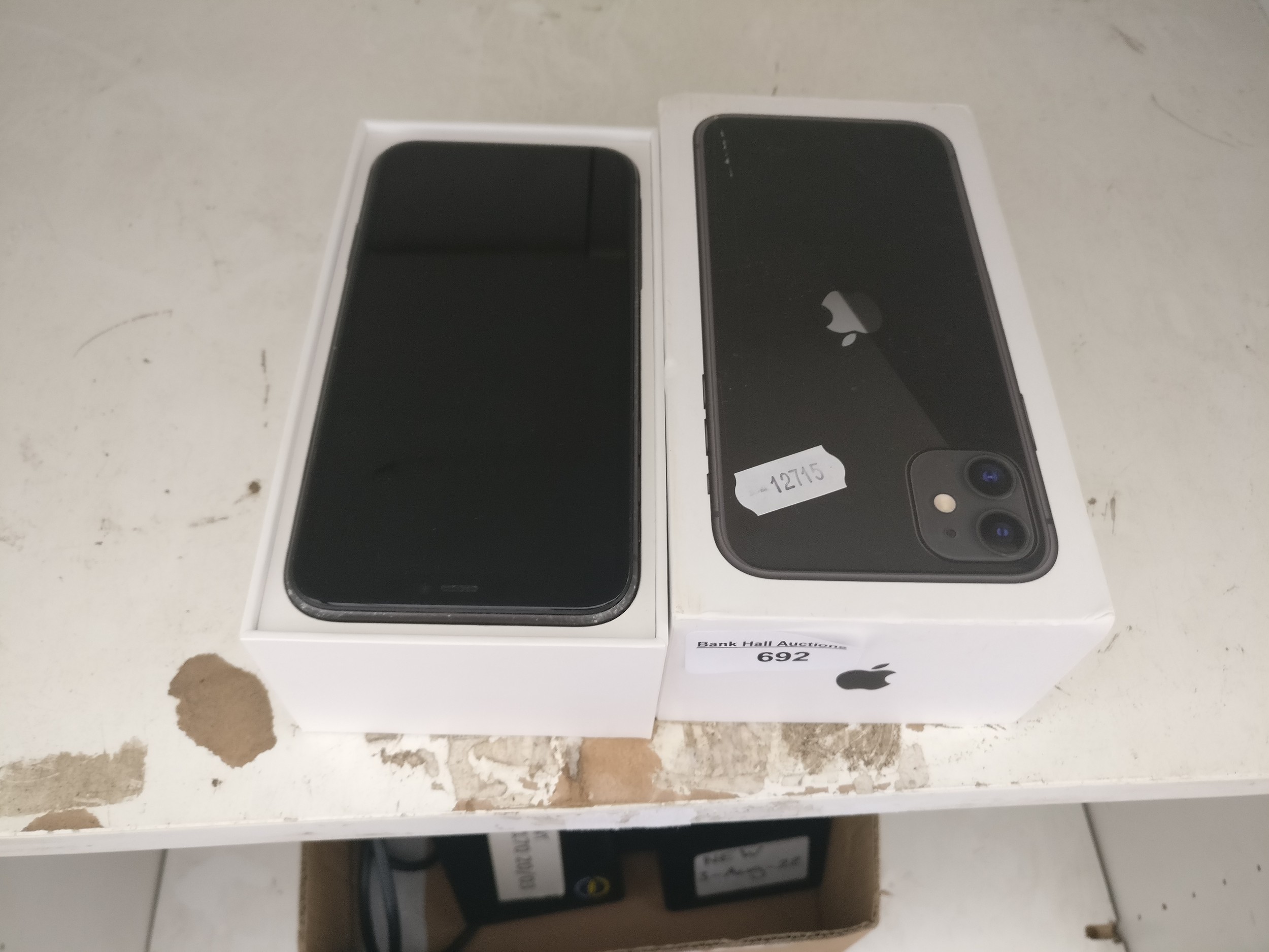 iPhone with box