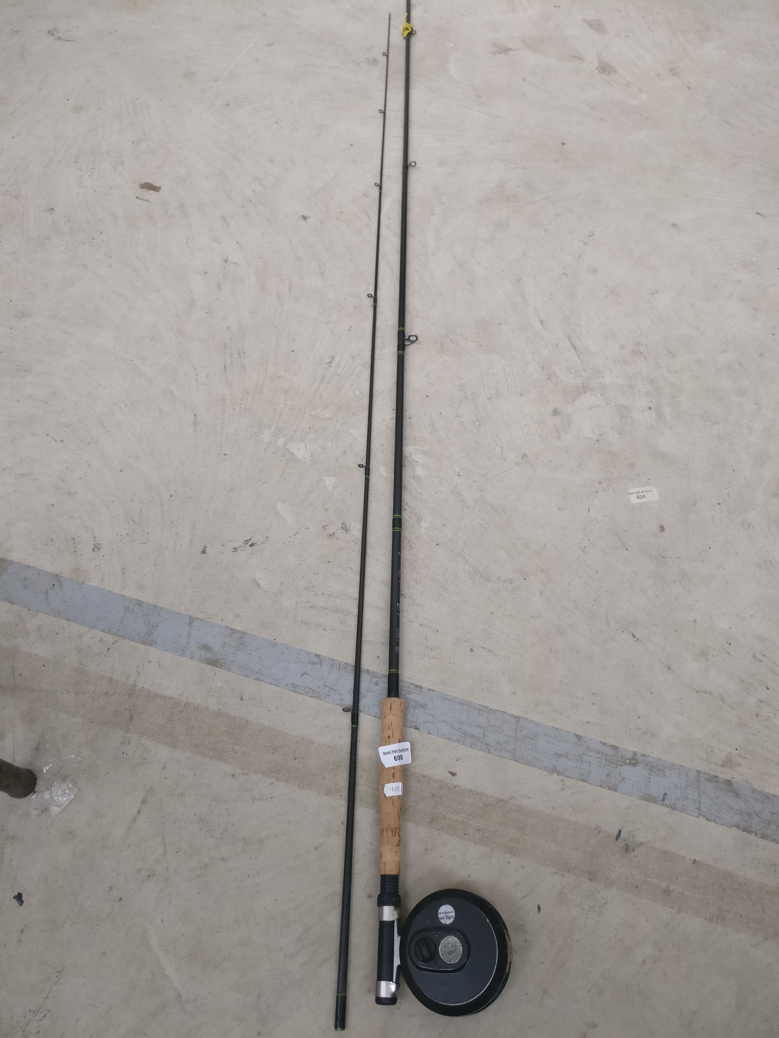 Bob Church fly fishing rod with reel