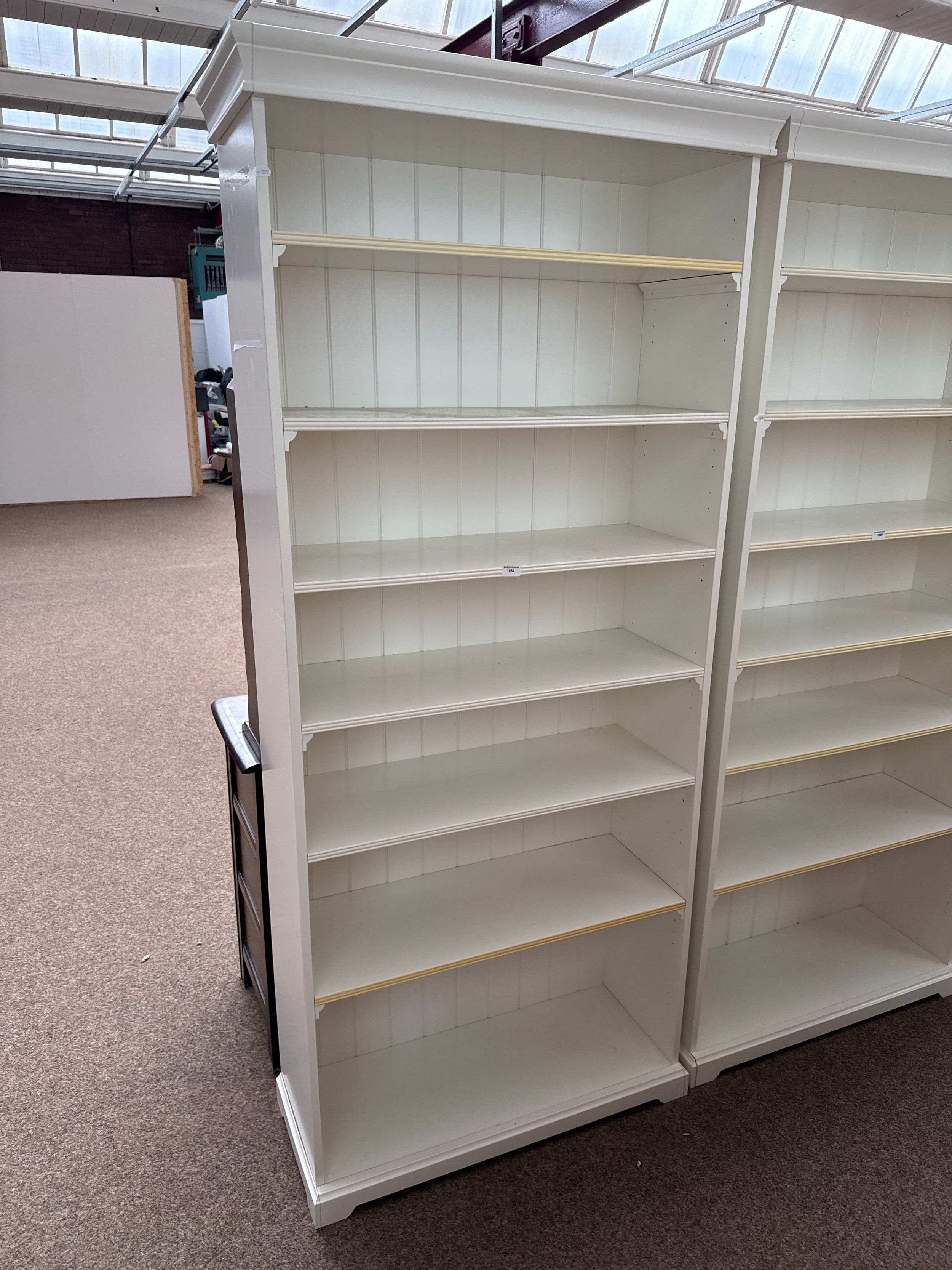 A large 7 tier open shelf unit