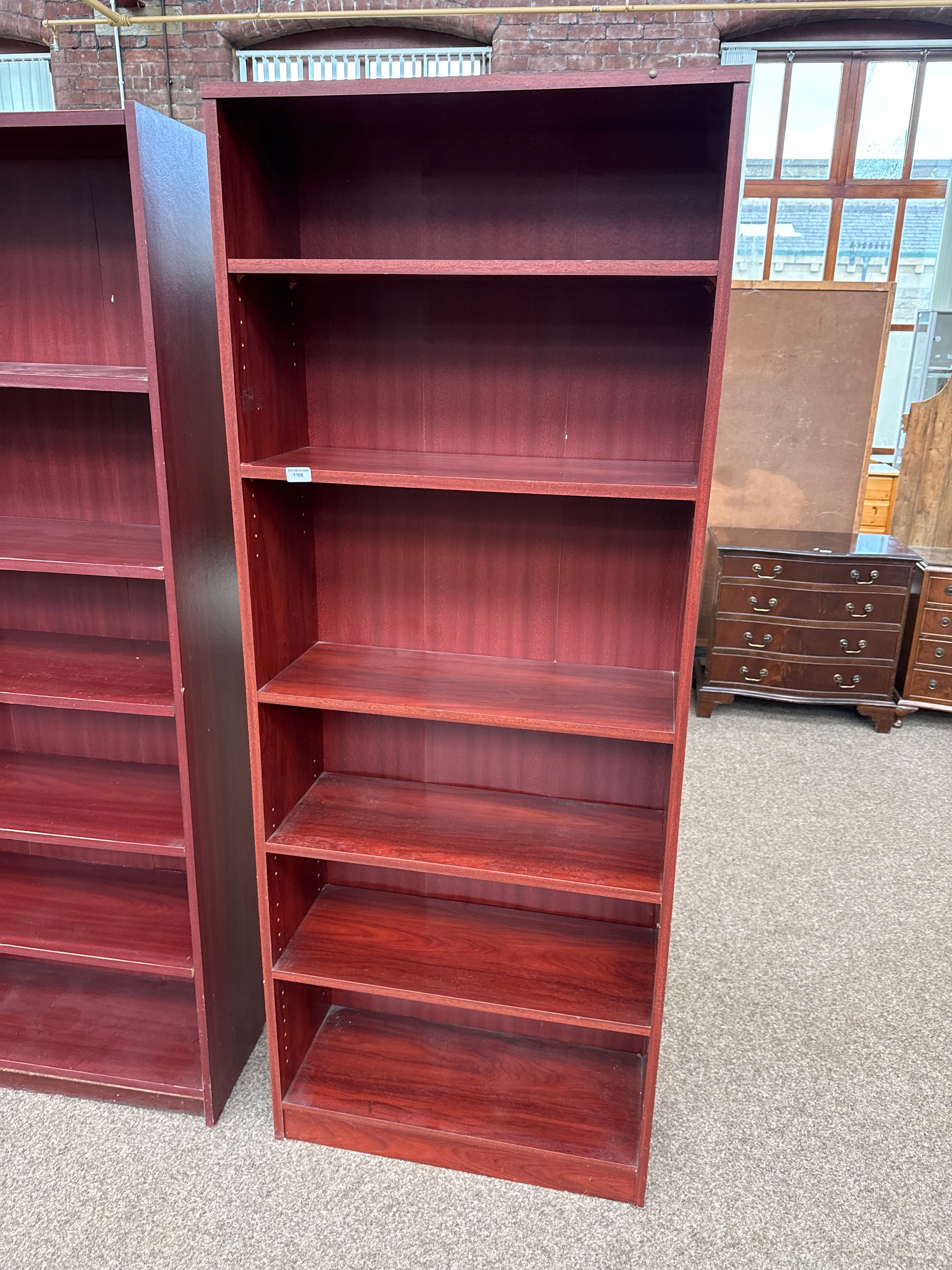 A large 6 tier shelving unit