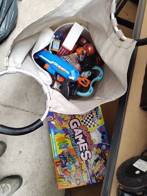 Small selection of toys and games