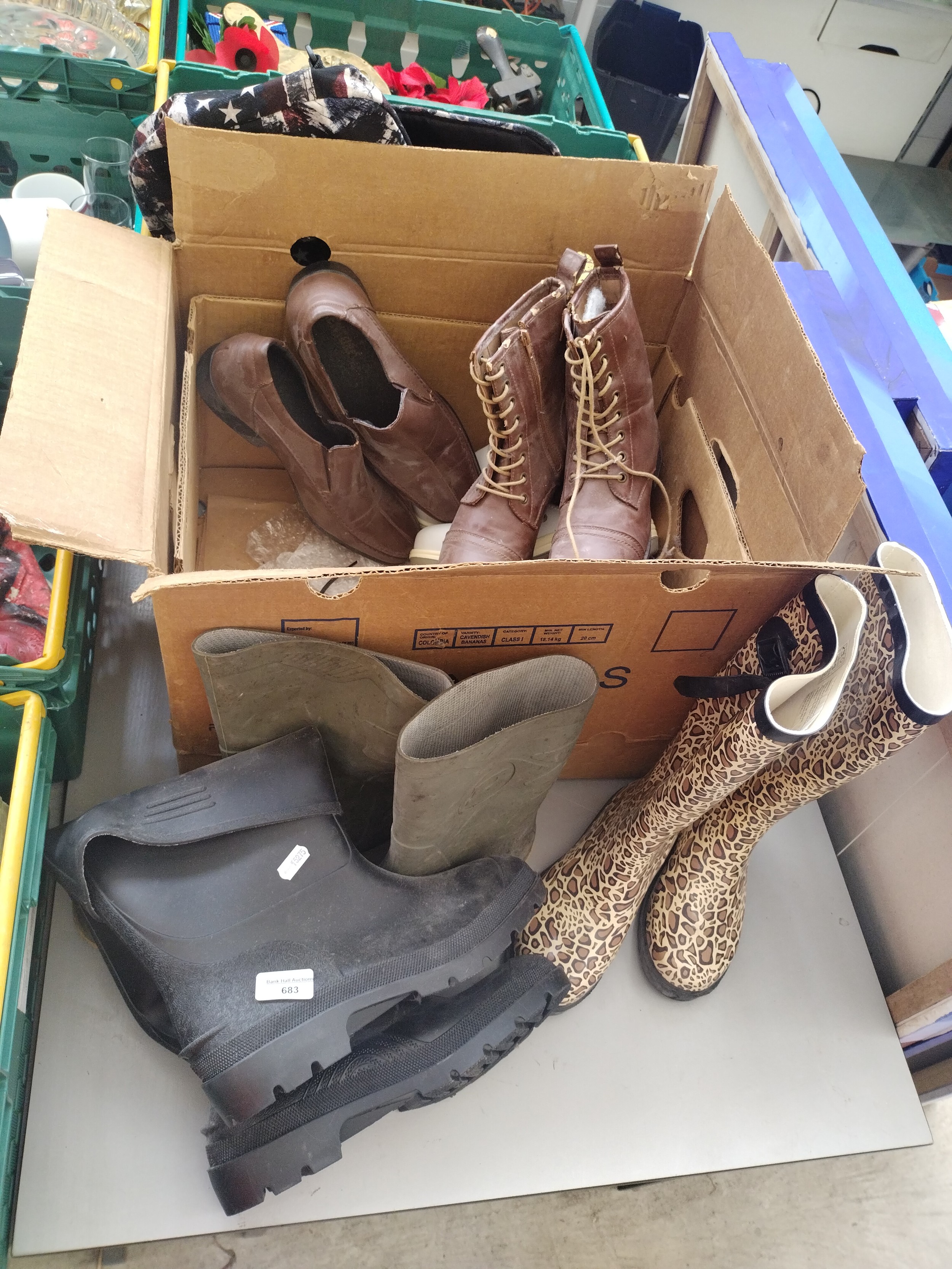 Box of footwear