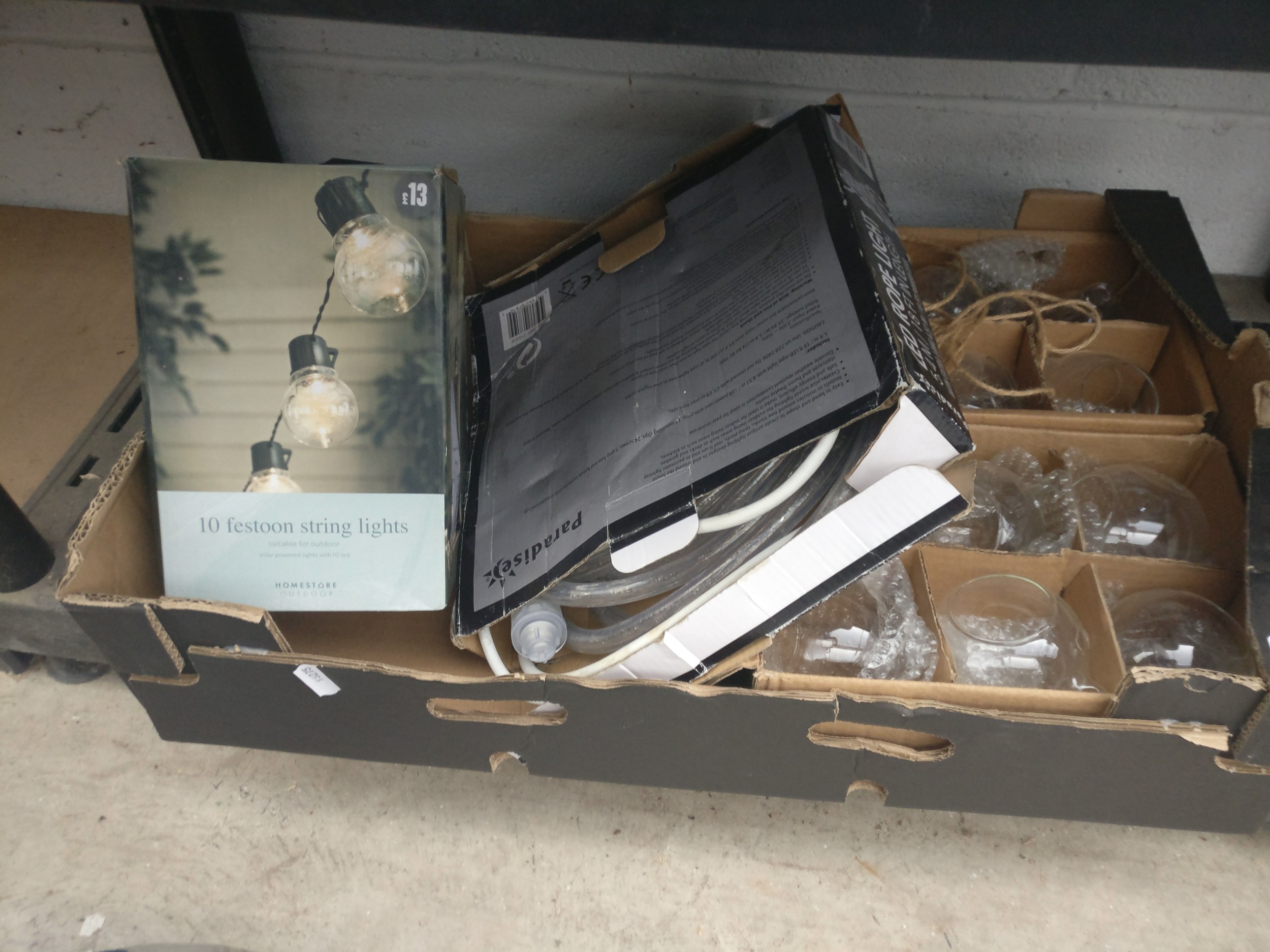 Box inc lights and tealight holders