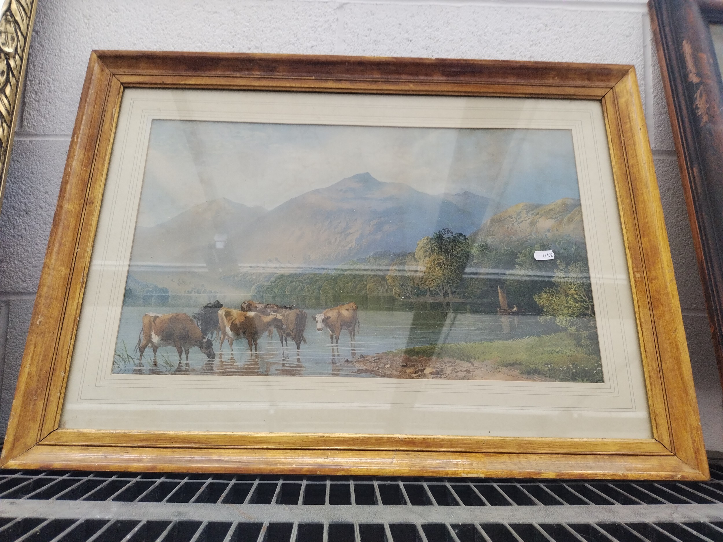 Large framed print