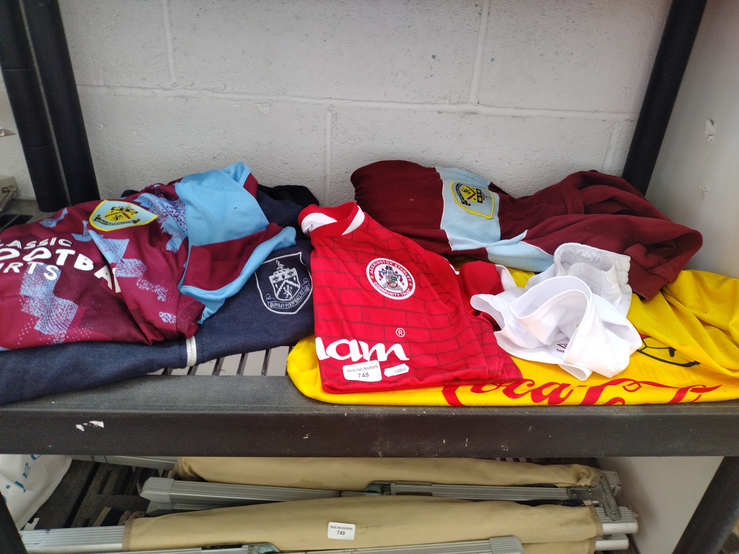 Lot inc football shirts and clothing