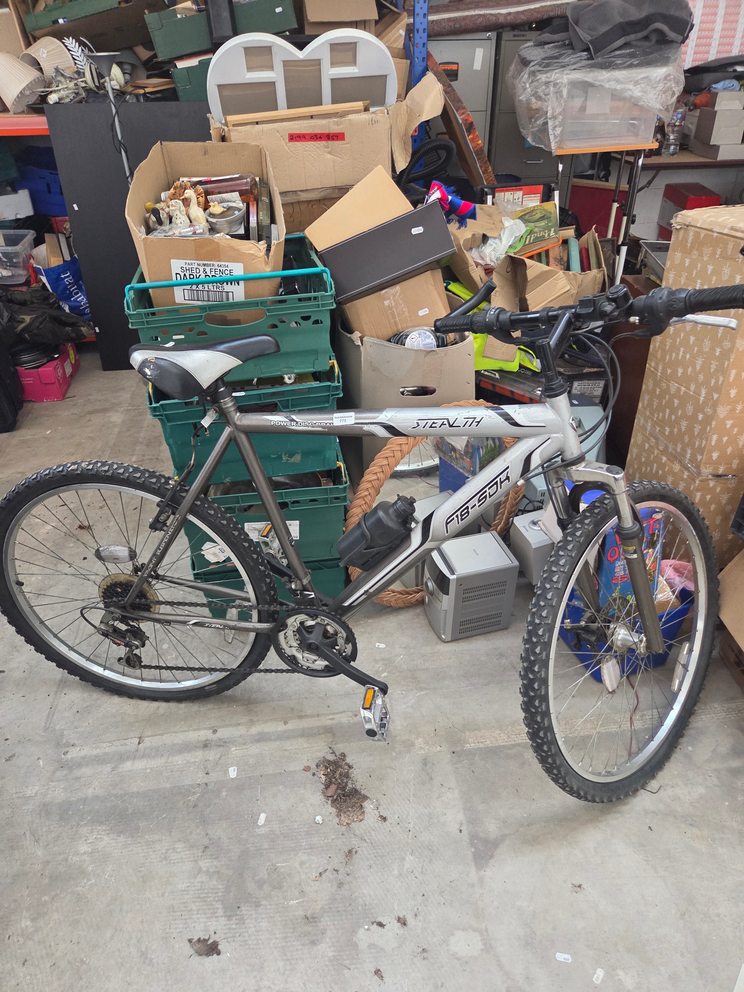 Stealth mountain bike