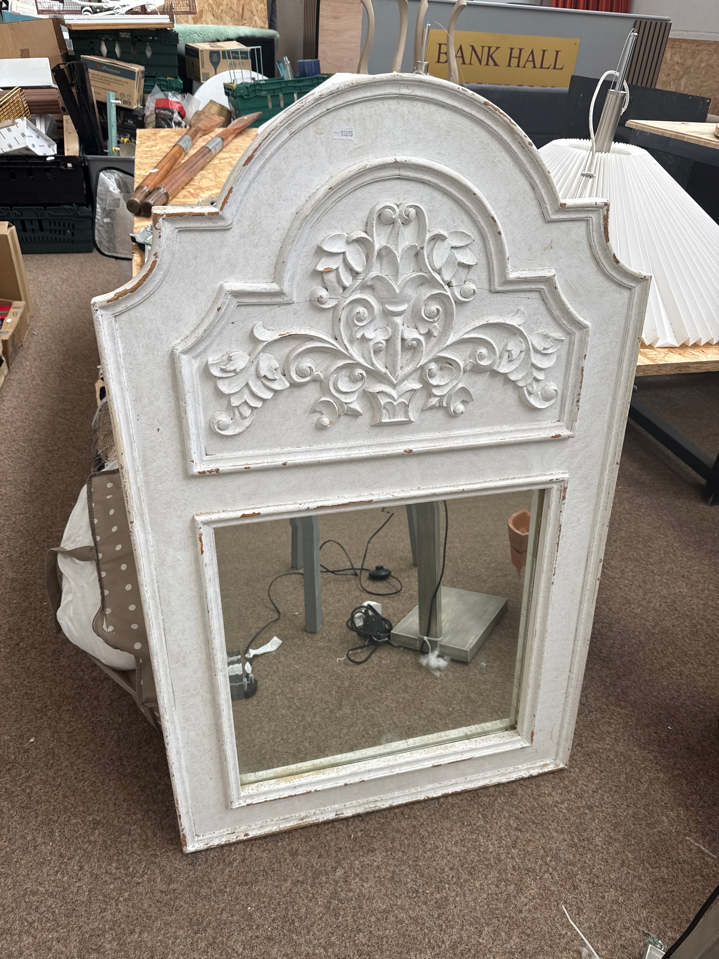 Decorative wooden mirror