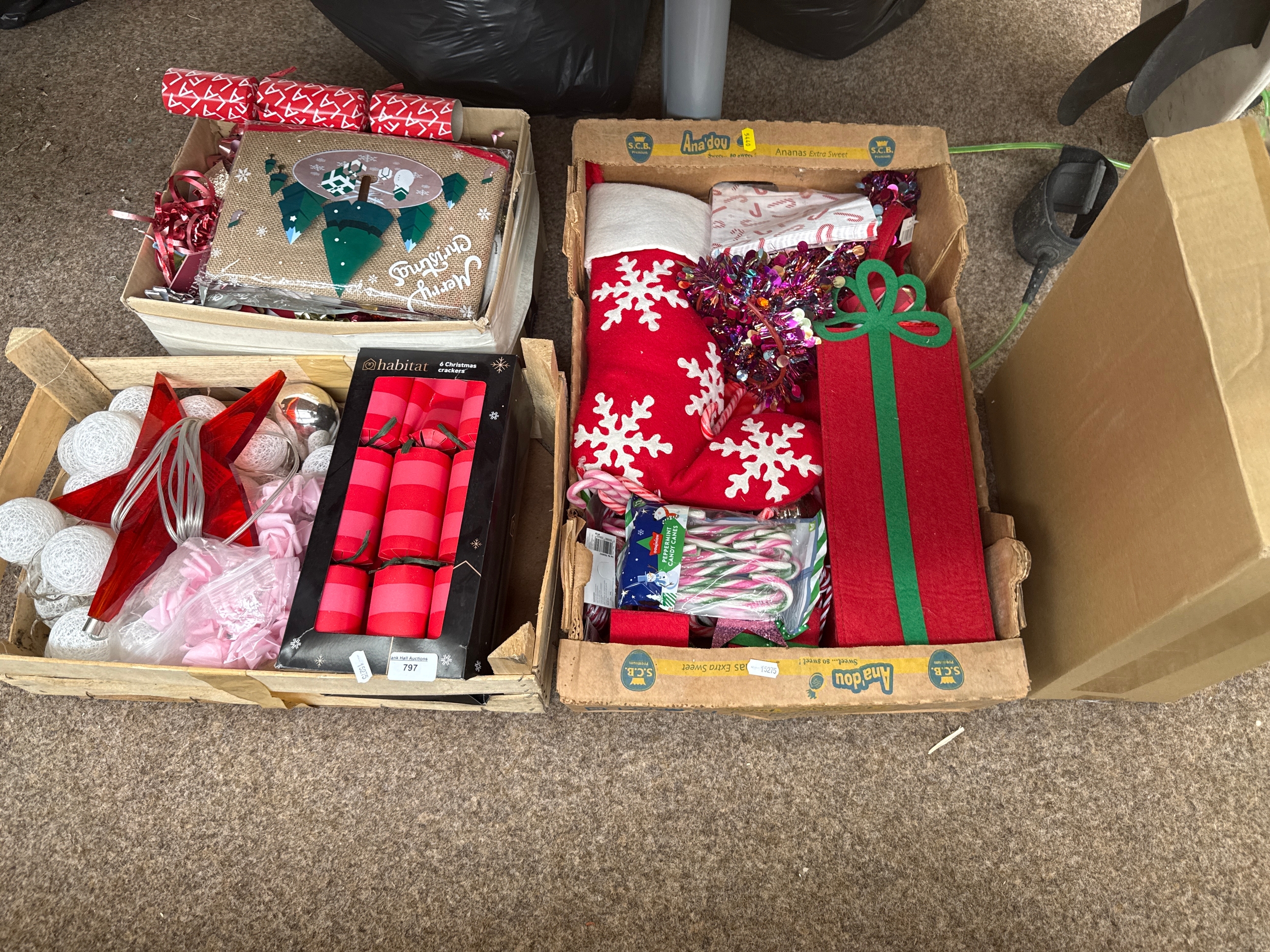 Collection of Christmas decorations