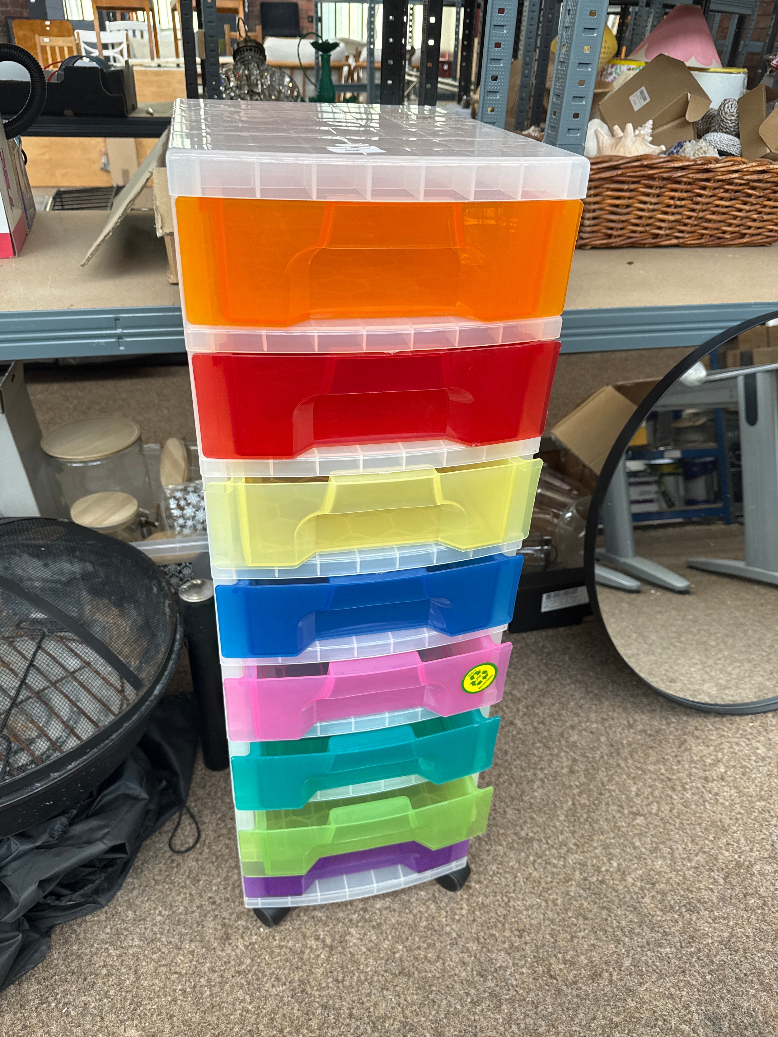 8 tier storage tower