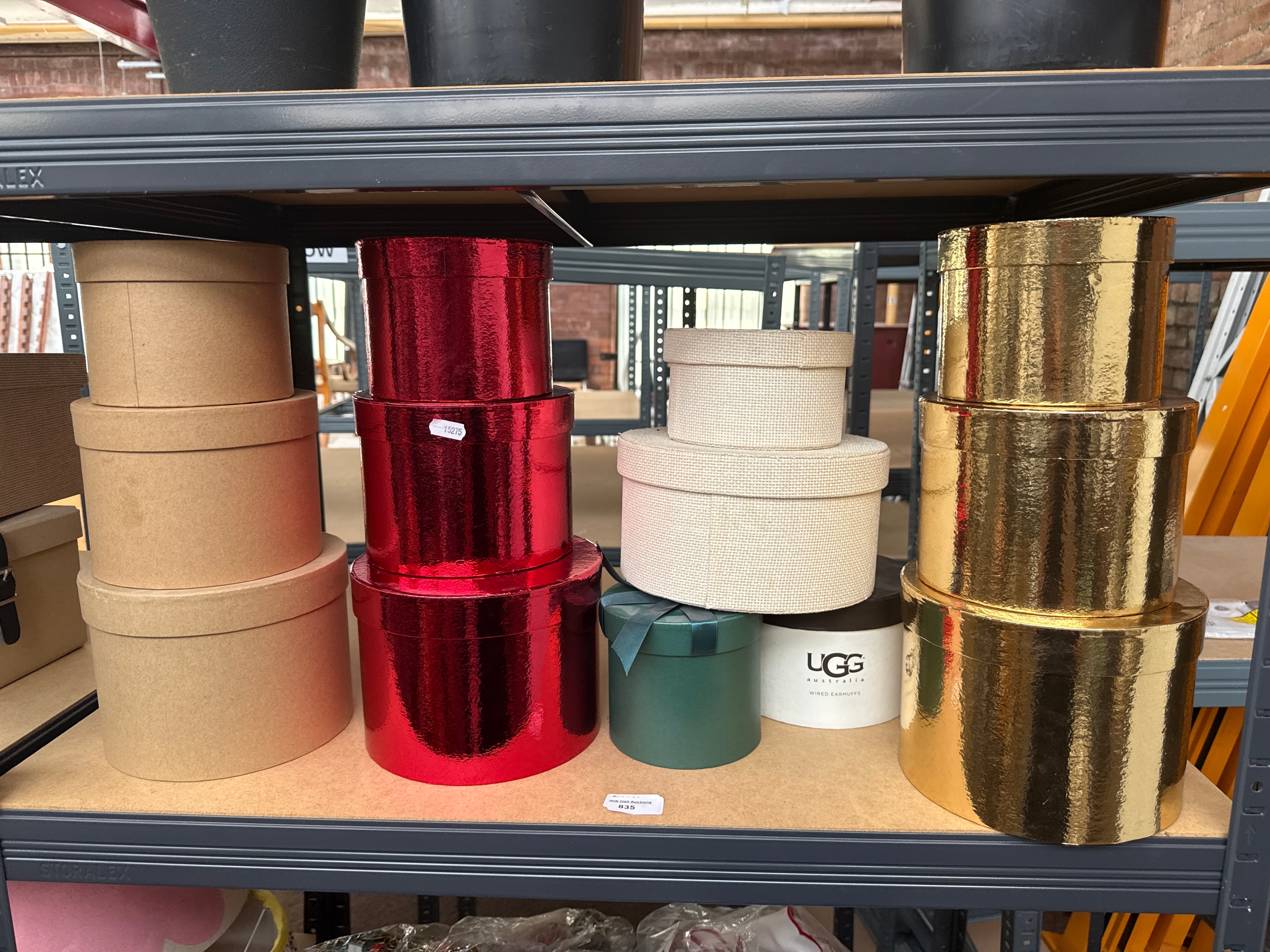 Collection of gift boxes