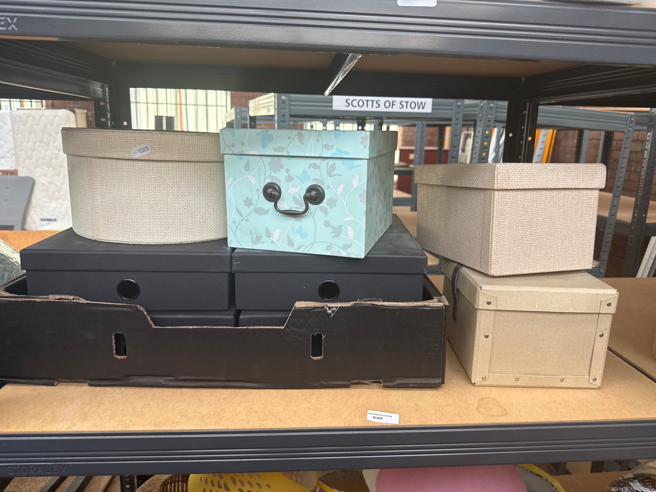 Collection of gift boxes