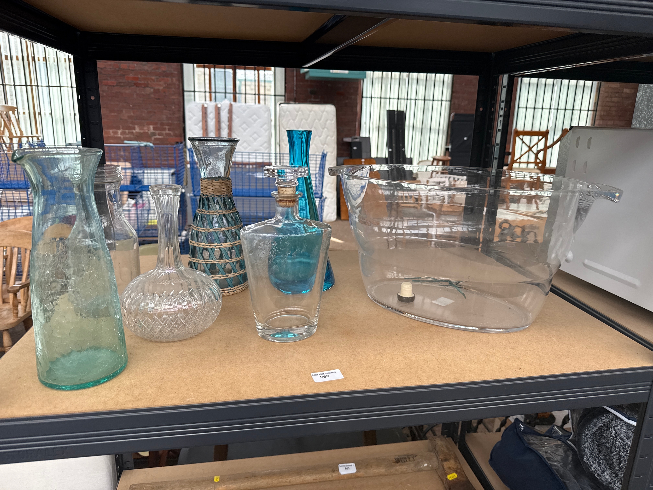 Collection of glassware