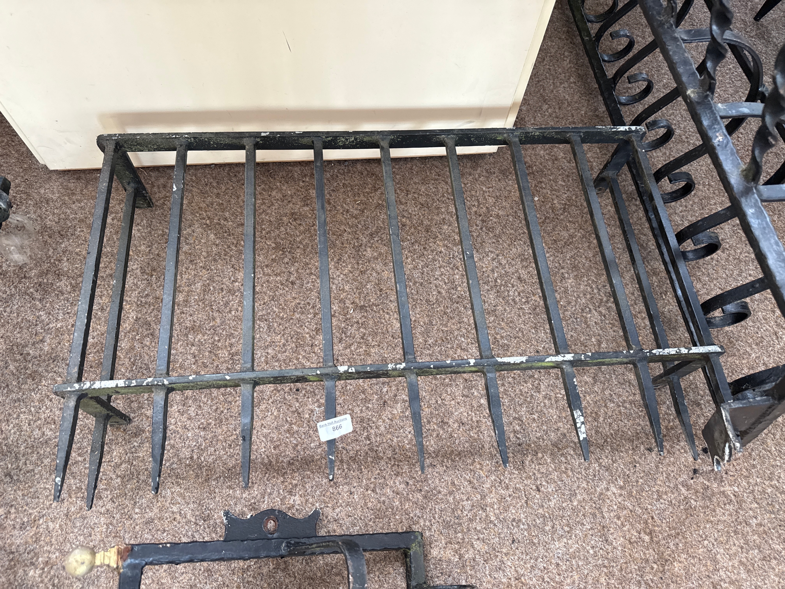 Wrought iron window cover