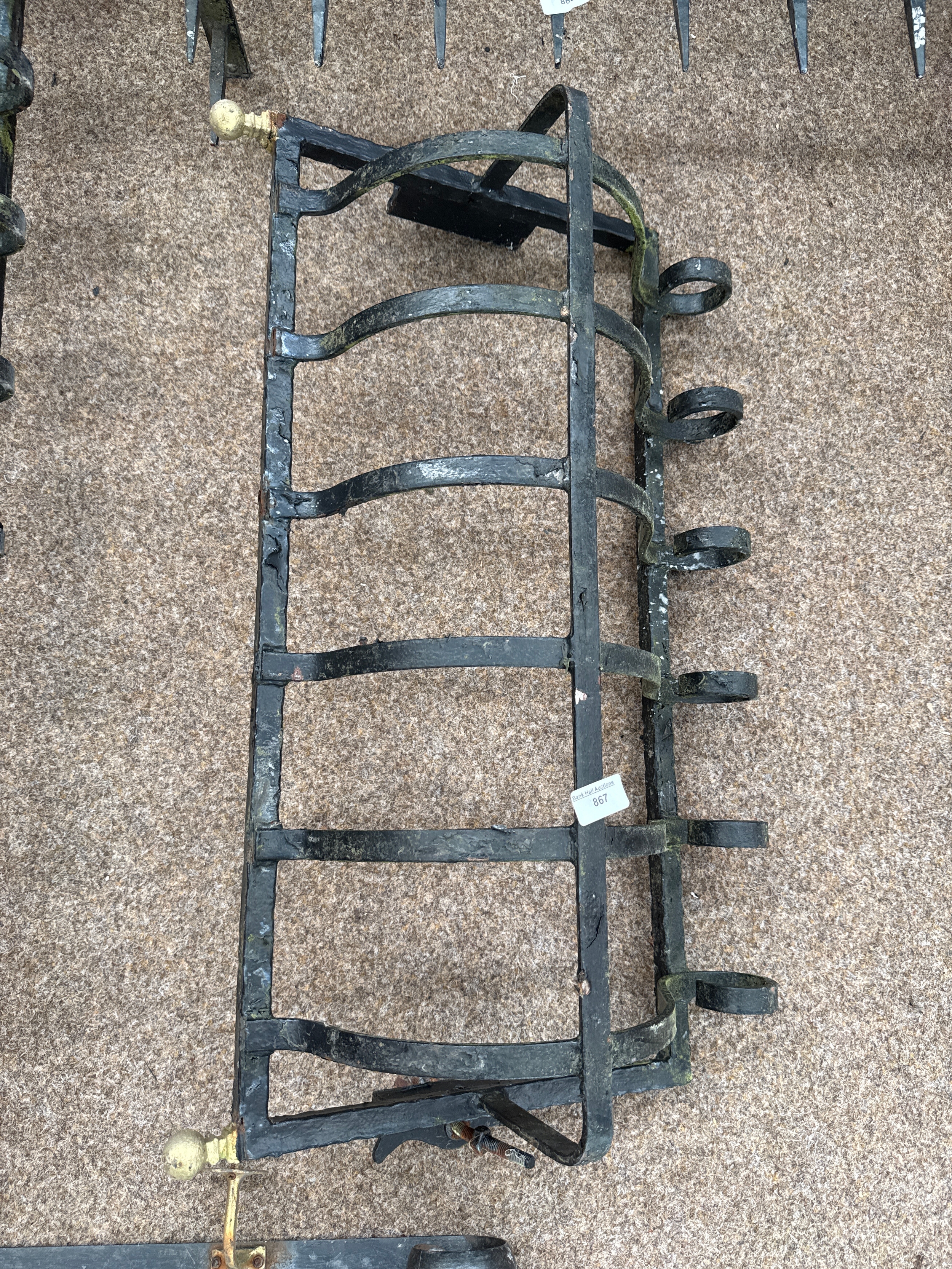 Wrought iron window cover