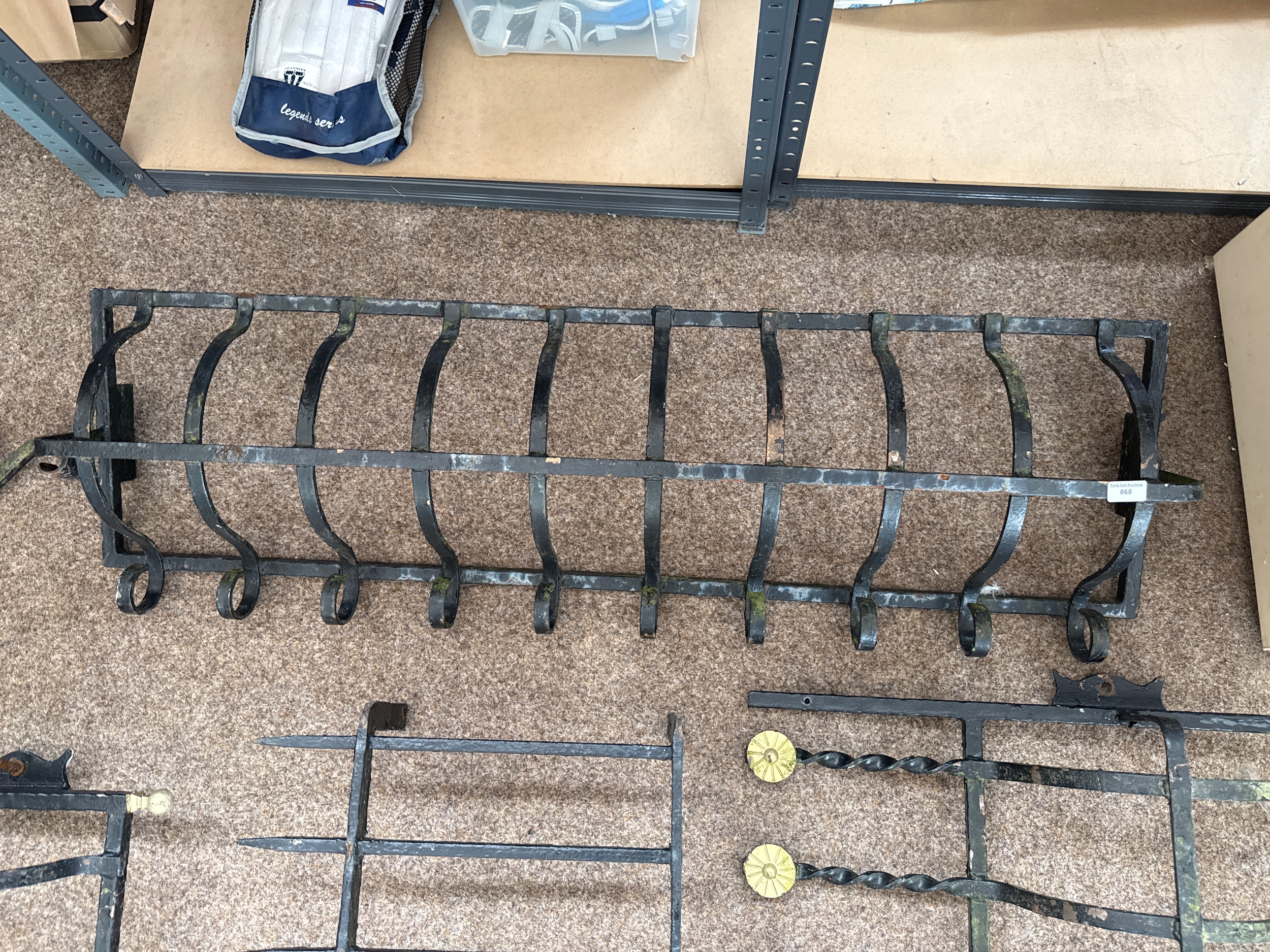 Wrought iron window cover