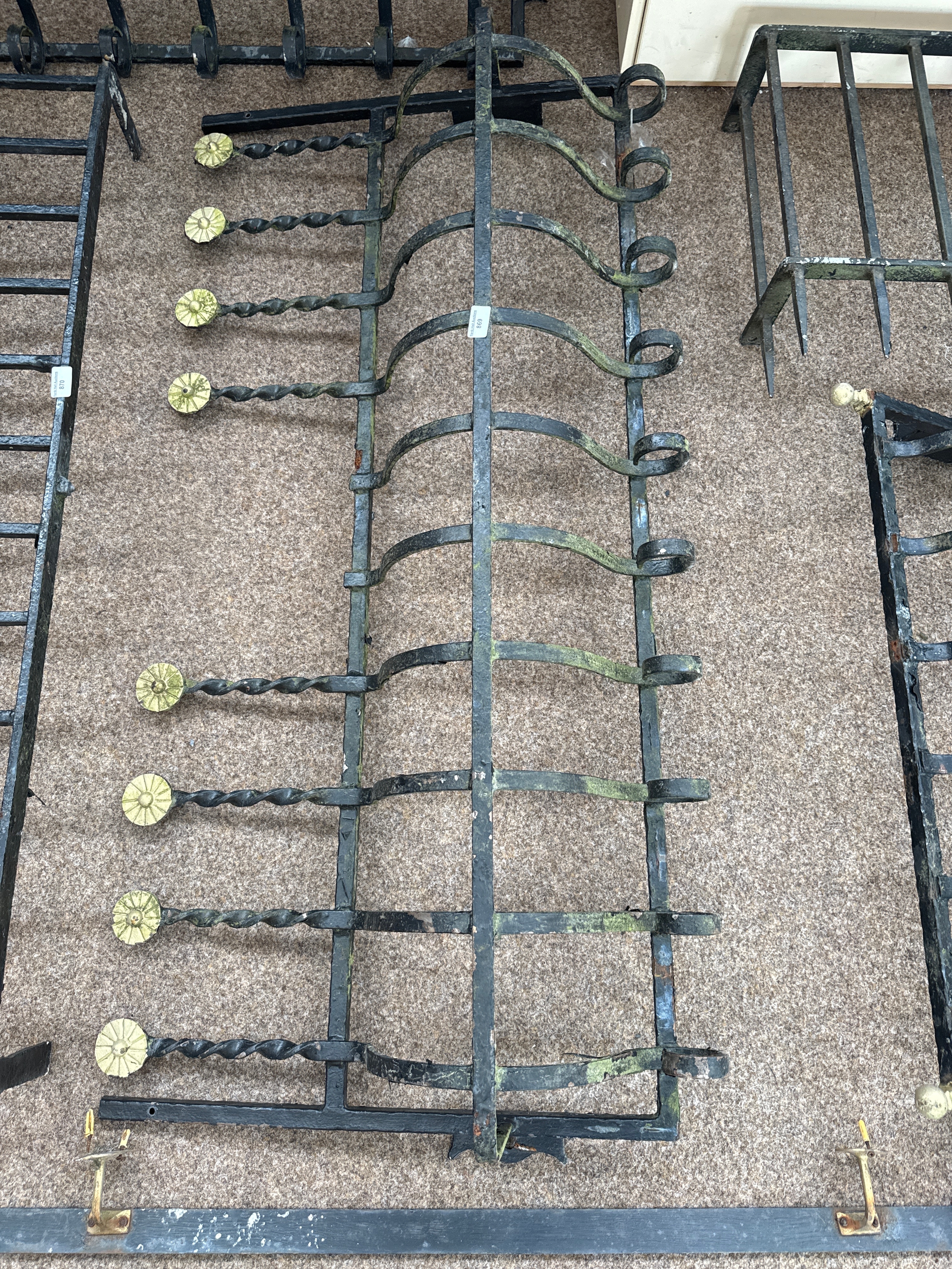Wrought iron window cover