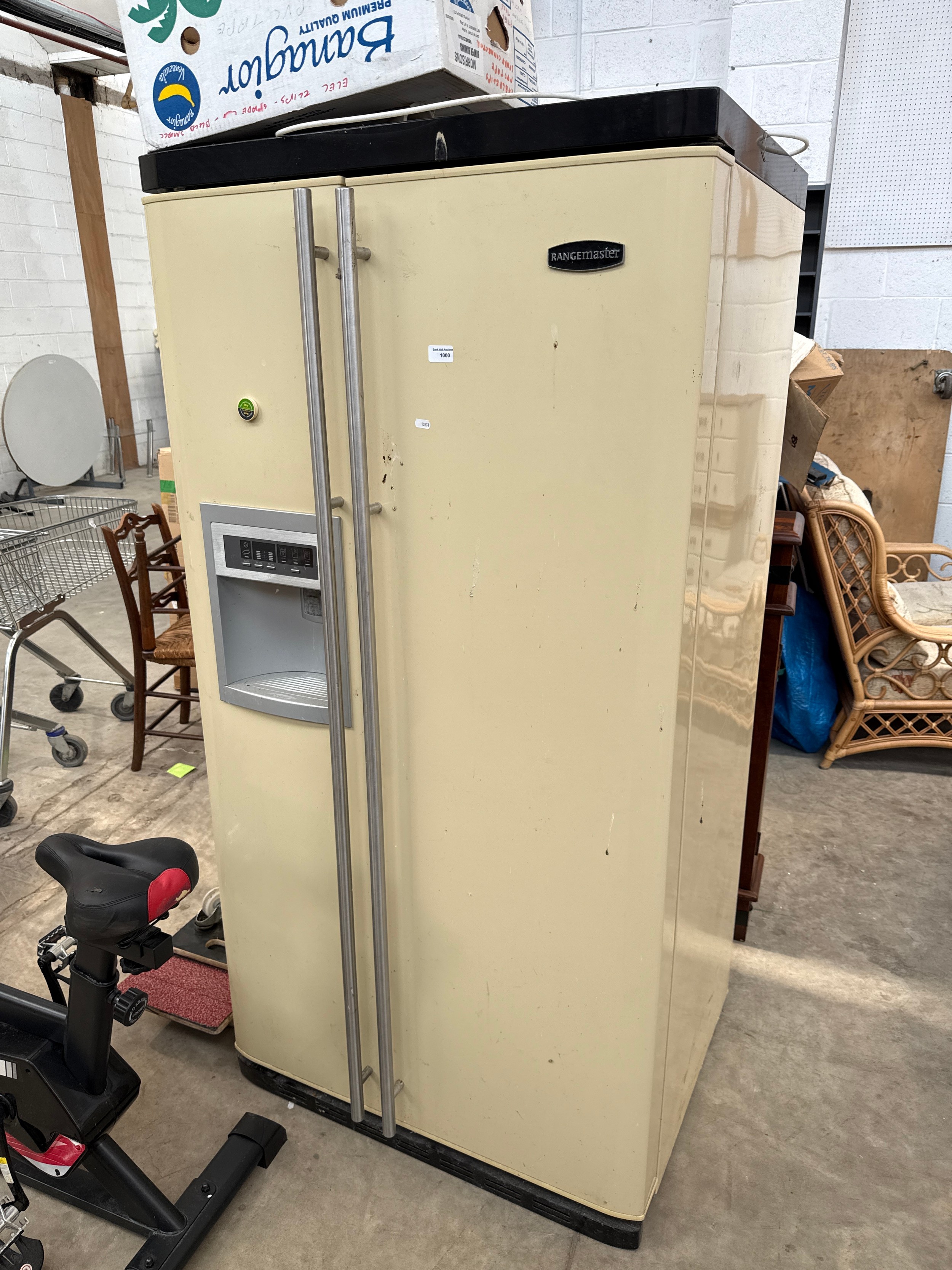 A large 2 door RANGEMASTER fridge freezer