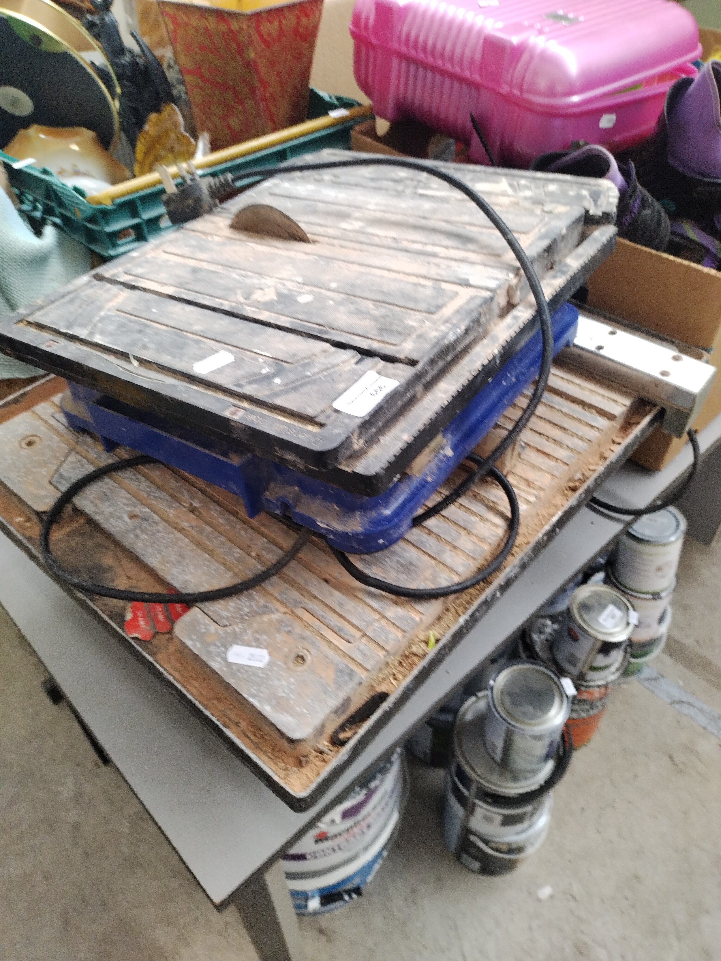 Tile cutter and table saw