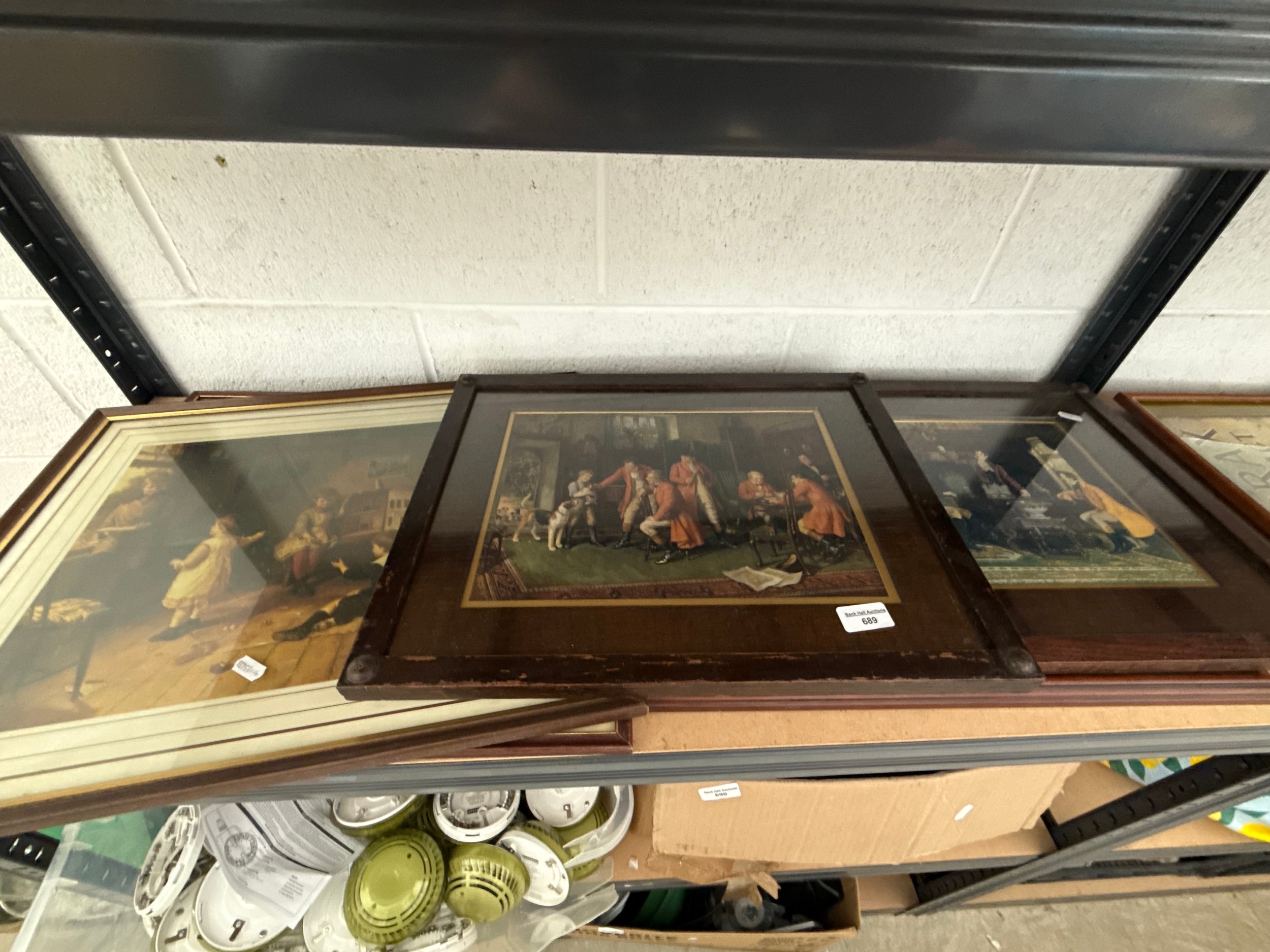Five assorted artworks
