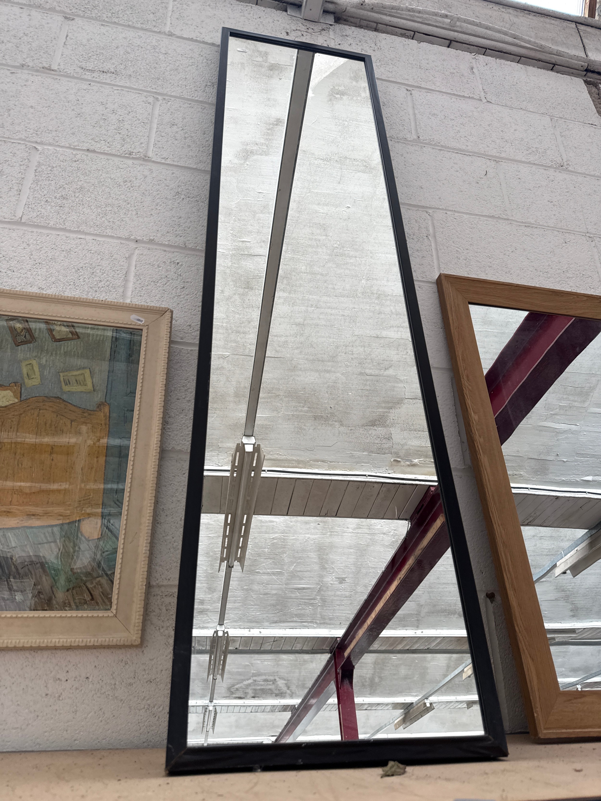 Large modern mirror