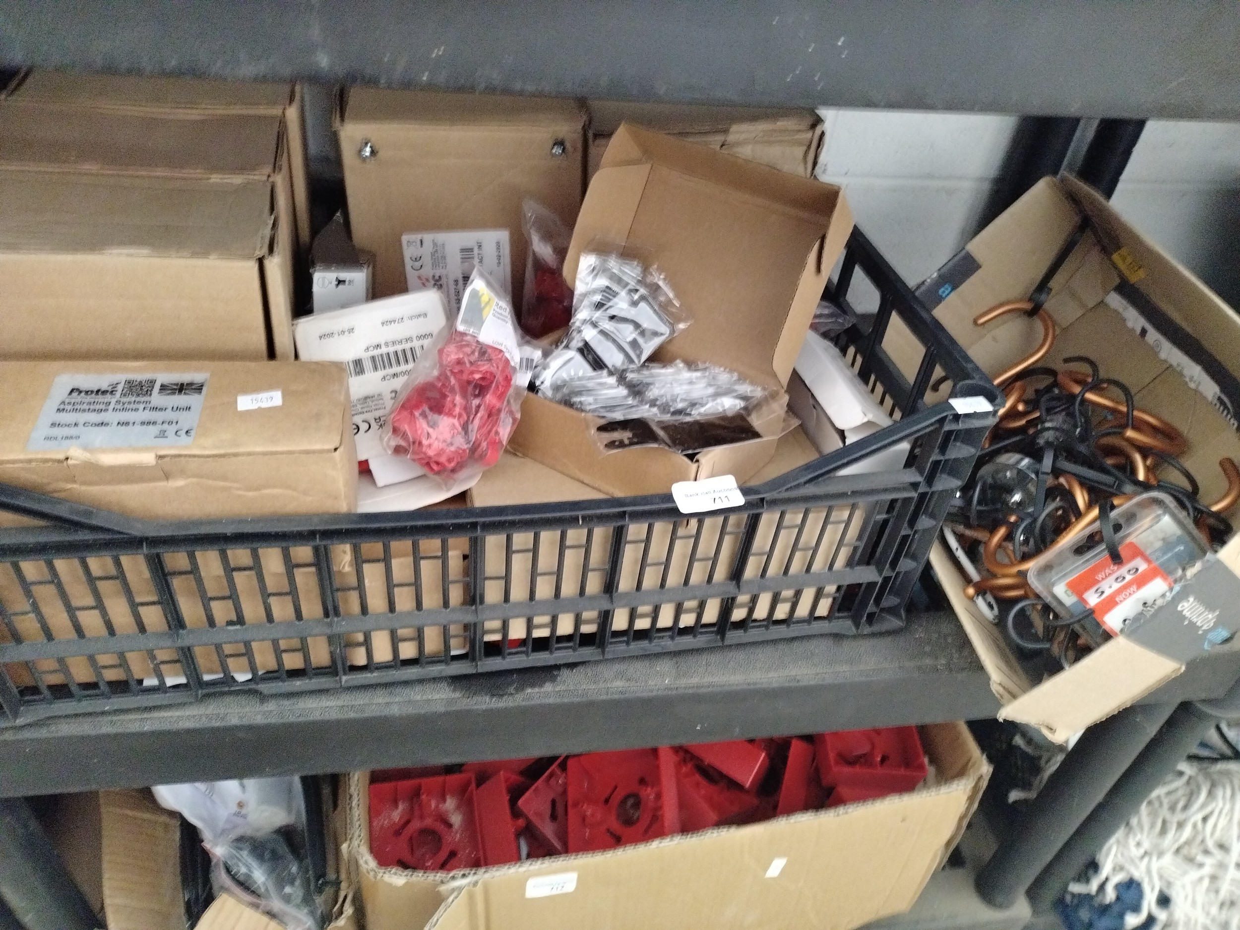 Collection of fire safety hardware
