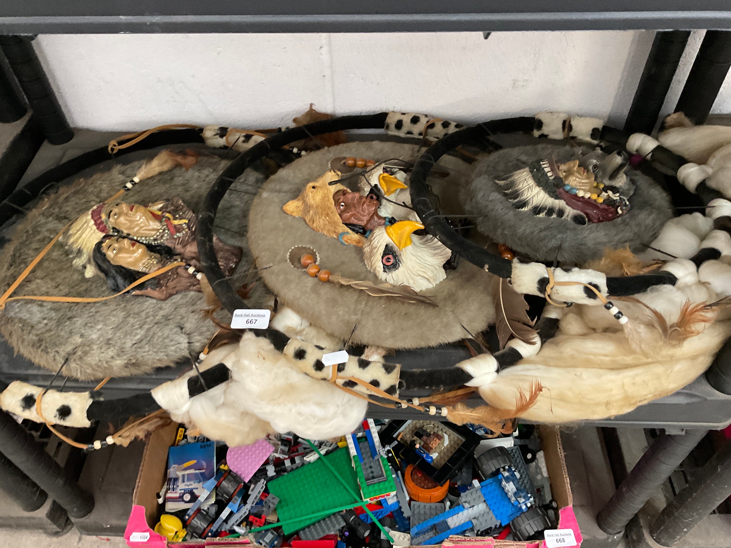 Three dream catchers